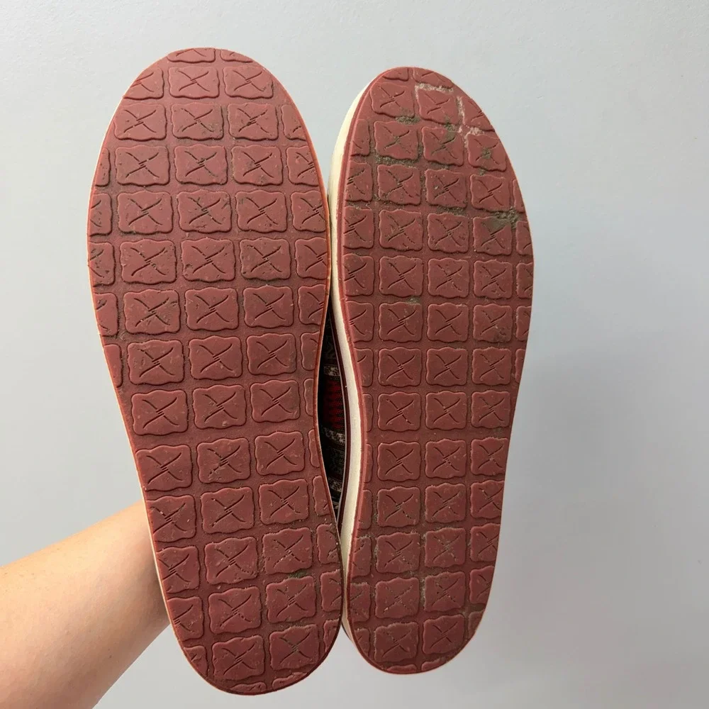 Twisted X Hooey Slip On Loper Aztec Native American Print Loafers Men 12 MHYC023